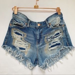Mossimo denim shorts size 27
